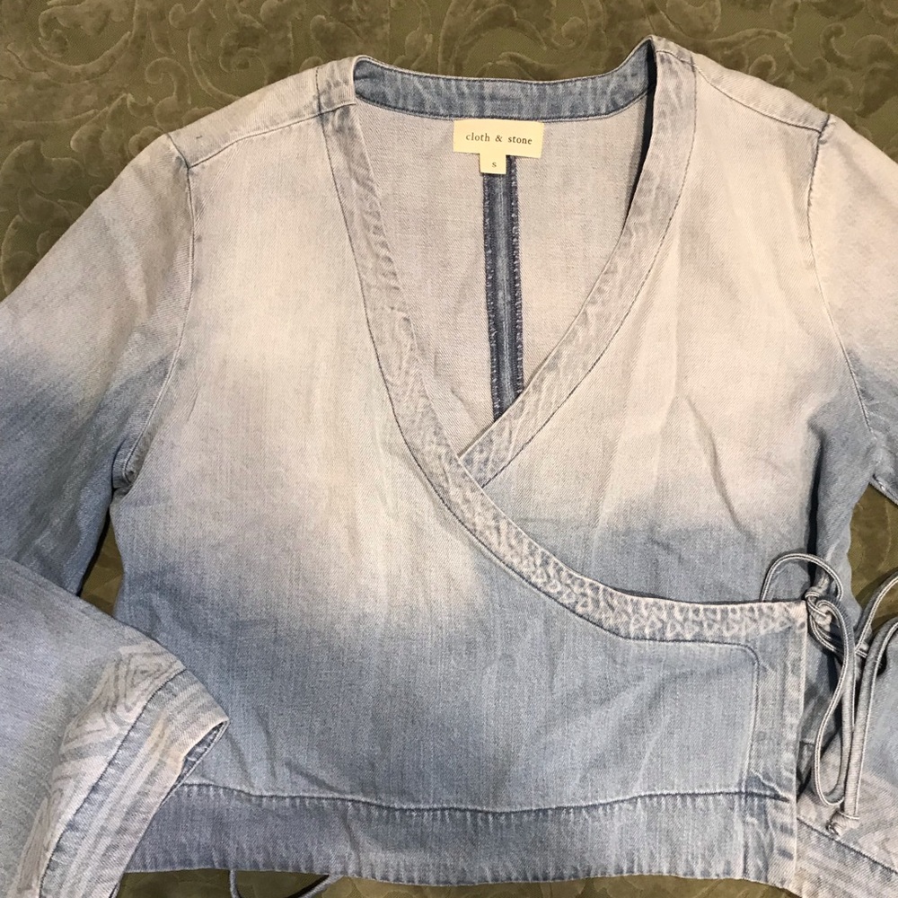 Cloth & Stone Blue Jean Shirt/Jacket